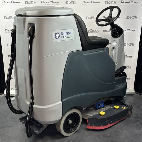Nilfisk BR 855 opzit schrobzuigmachine GEBRUIKT - Afbeelding 3