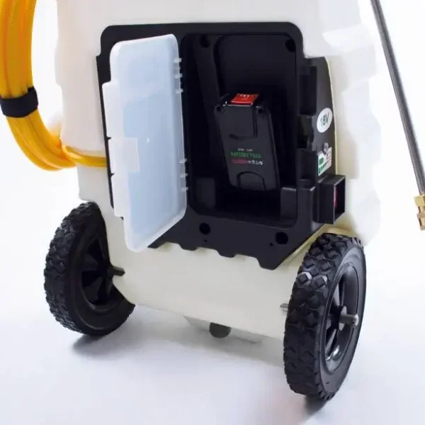 SAMOURAI Elektrische sprayer 30L op wielen met 1 x Li-ion accu - Afbeelding 2