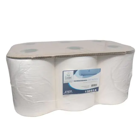 EcoWipe Motion handdoekrol wit 2 laags 6 x 140 meter