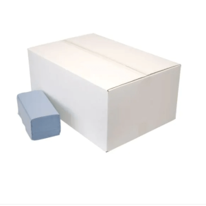 Ecowipe handdoek Z-vouw blauw 1 laags 25 x 23 cm 20 x 250 stuks