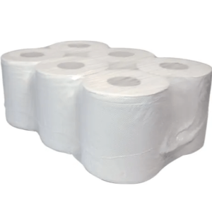 Euro poetsrol midi wit 2 laags 6 x 150 meter