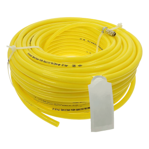 Steel/haspel slang 8x13mm – geel flex – snelkoppeling 1x rectus inw. 60M