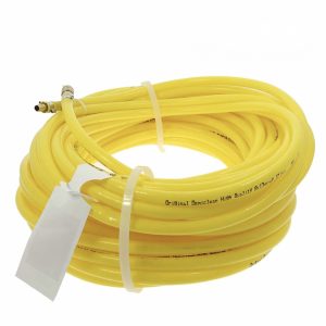 🔍 Verleng Slang – 8x13mm – geel flex – snelkoppeling 1x rectus inw. / 1x uitw. 30M