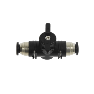 Afsluitkraan pvc push-in 5mm. voor slang