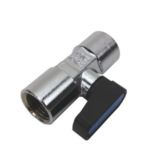 Afsluitkraan metaal 1/4″ inw. / 1/4″ inw.