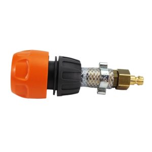 Koppelstuk osmose fles / steelslang – kort