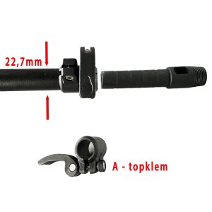 Steelklem A – topklem – Ø 22,7mm